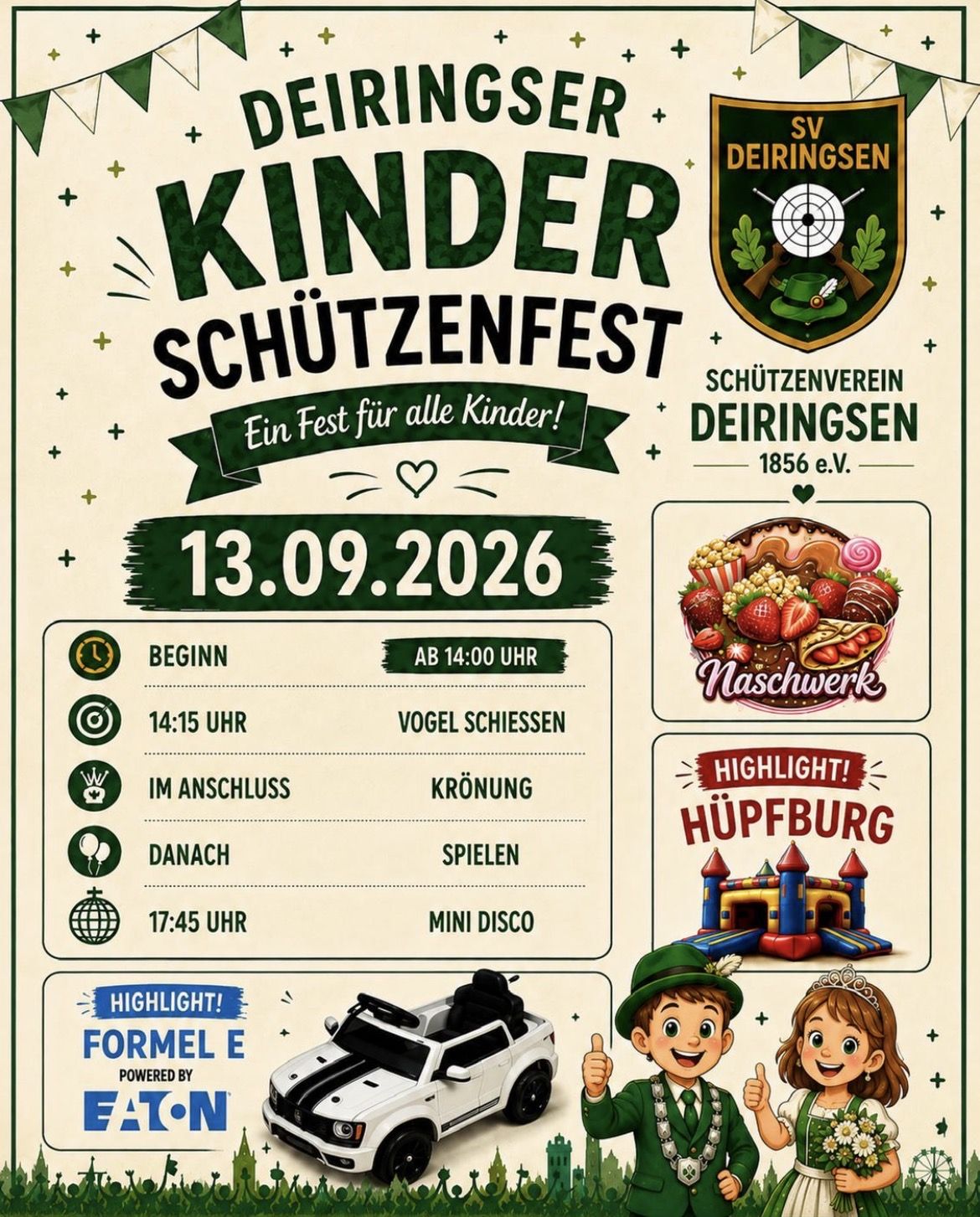 260913 Plakat Kinderschützenfest